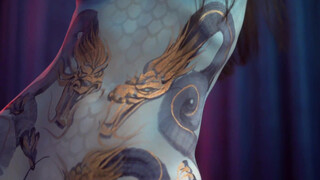 10. Chinese Dragon Body Painting