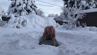 3. Naked Yoga in the Snow ⛄ (Educational)