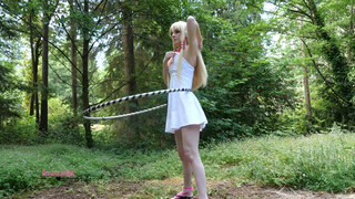 1. Hula Hooping Dance Workout - Chi from Chobits Cosplay