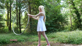 2. Hula Hooping Dance Workout - Chi from Chobits Cosplay