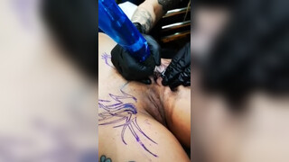 Orgasm from coochie tattoo