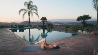 10. Naked yoga with a view (starting at 0:30)