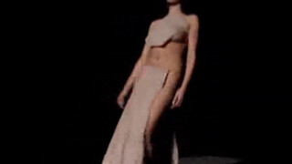 3. Cosmina Pasarin remains naked at a fashion show !!!