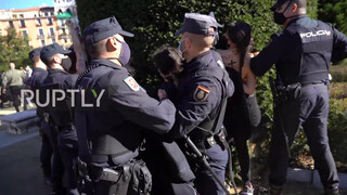 3. Spain: Topless Femen activists arrested after storming Franco rally event *EXPLICIT*