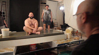 3. A nude model is drenched in honey and interviewed, starting at 01:44. From photographer Blake Little's 2015 "Preservation" photoshoot