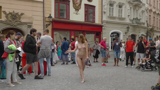 6. Walking around naked in the middle of a busy festival