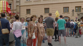 7. Walking around naked in the middle of a busy festival
