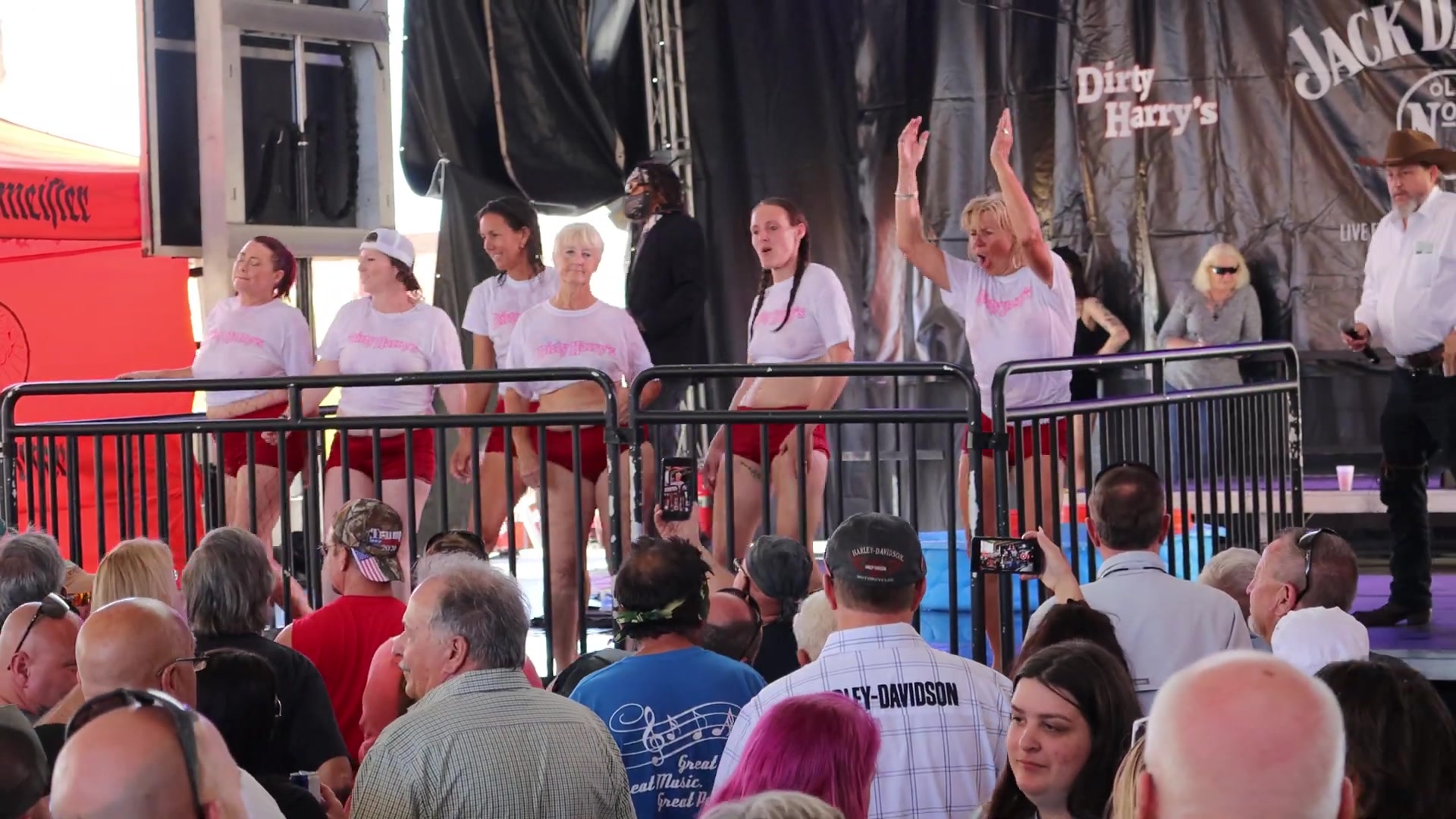 Hot 72 Year Old Wins Wet Tshirt Contest At Dirty Harrys During Bikeweek