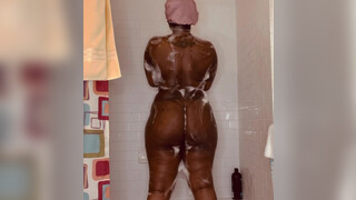 7. Big ass soaped in the shower