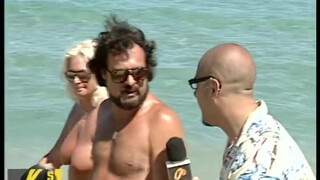4. CMNF interview on a nude beach @ 1:51