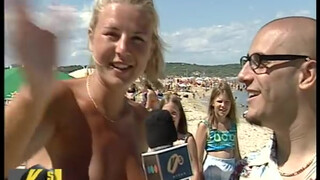 9. CMNF interview on a nude beach @ 1:51