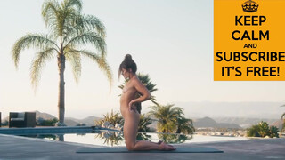 8. Hot & Sweaty Naked' Power Yoga for a healthy life