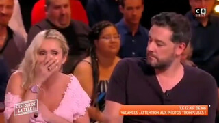 5. Nip slip due to wardrobe malfunction on a talk show (barely 5 seconds in...)