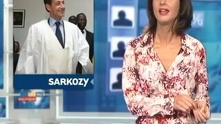 2. It took 7:06 for the French Naked News anchor to display her itty bitty little titties