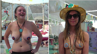 4. Boobs, even with pasties, are one of many reasons to attend the Burning Man festival!!!