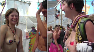 5. Boobs, even with pasties, are one of many reasons to attend the Burning Man festival!!!