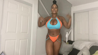 4. Big titty Bikini try on haul