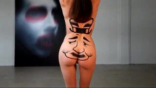 5. Nude Body Paint Art Dancing ????
