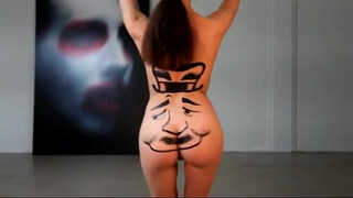 2. Nude Body Paint Art Dancing ????