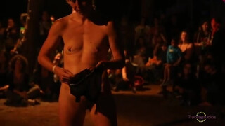 4. Naked Trapeze artist