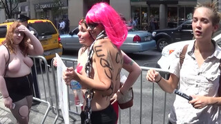 6. Topless Parade in New York Part I on Sunday August 23, 2015