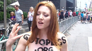 6. If you advocate for public toplessness, it helps if you look like her (0:42)