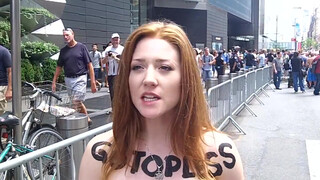 8. If you advocate for public toplessness, it helps if you look like her (0:42)