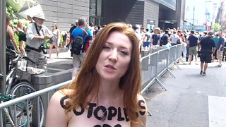 3. If you advocate for public toplessness, it helps if you look like her (0:42)