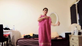 3. Drop the towel dance (No clothes under) - Sexymom vlogger - 8:41