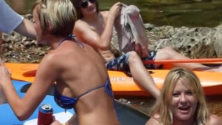 6. Bikini butt on the boat
