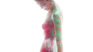 5. Body Painting with Super Soakers