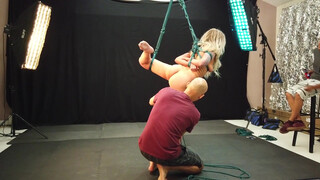 2. Amaile – Suspension 3 (NSFW): Shibari Rope Suspension of a nude model