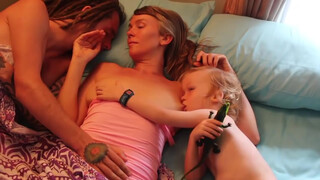 5. Boyfriend Breastfeeding Cuddles, plus Crocodile