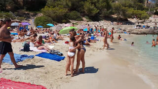4. Topless Girls at Spain Beach