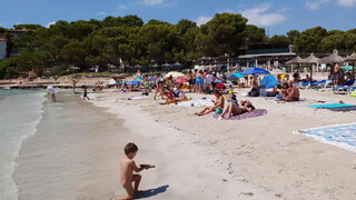 8. Topless Girls at Spain Beach