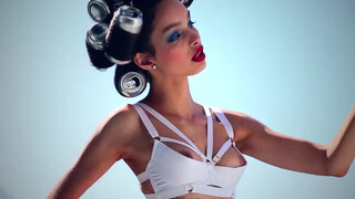 3. All swimsuits should have nipple cutouts like at 0:09 in “Luma Grothe for VOGUE”