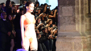 5. Fashion Week topless models