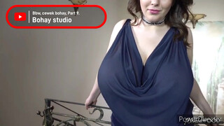 1. Video of huge boobs swaying in a thin dress starting 2:50 in “Bbw, cewek bohay, Part 9, XENIA WOOD. @Bohay studio”