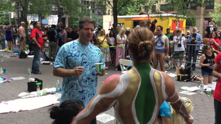 4. Body painting day in NY