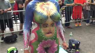 Body painting day in NY