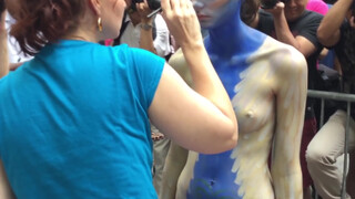 7. Body painting day in NY