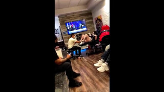 Lady squirts while getting a tattoo!