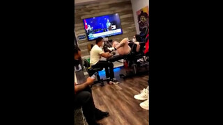 9. Lady squirts while getting a tattoo!