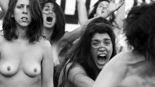 9. A pile of naked ladies at 3:46 in “#FemicidioEsGenocidio (Fuerza Artística de Choque Comunicativo)”