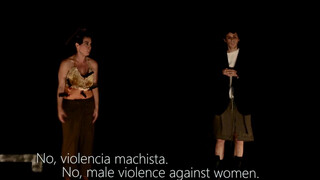 10. Two women get fully nude and engage in bizarre antics starting 0:56 in “CUL KOMBAT Patrícia Pardo”