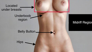 9. Female Frontal Anatomy – fully shown