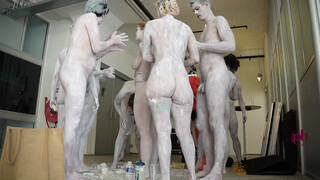 7. Male and female nudity throughout “Death of Ego – Body Painting”