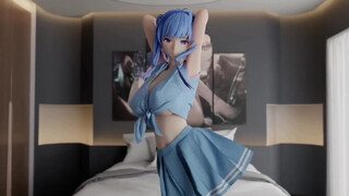 7. Anime girl strips at 0:50 in “[MMD R-18] St. Louis 2 Phut Hon”