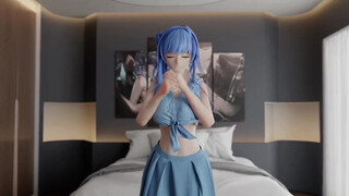 8. Anime girl strips at 0:50 in “[MMD R-18] St. Louis 2 Phut Hon”
