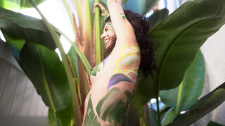 8. Nudity starts 0:15 in “Bird of Paradise Body Painting”